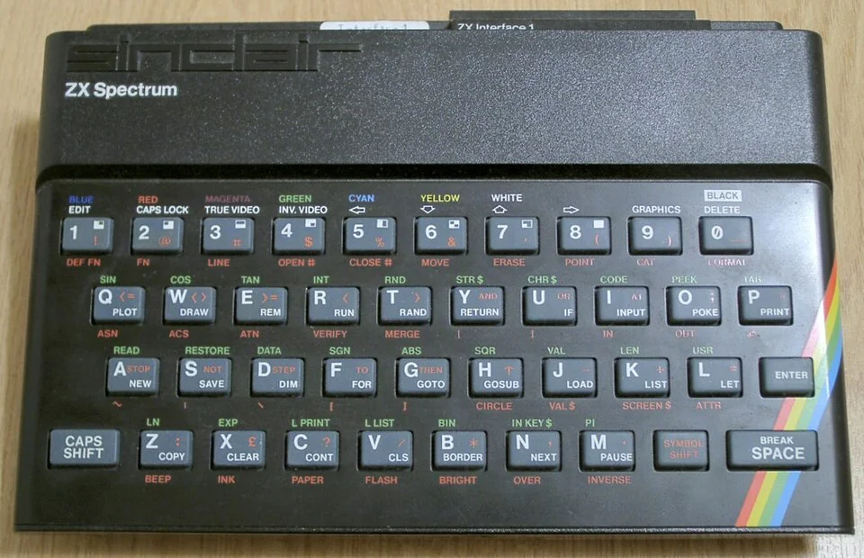 Sinclair ZX Spectrum hardware photograph